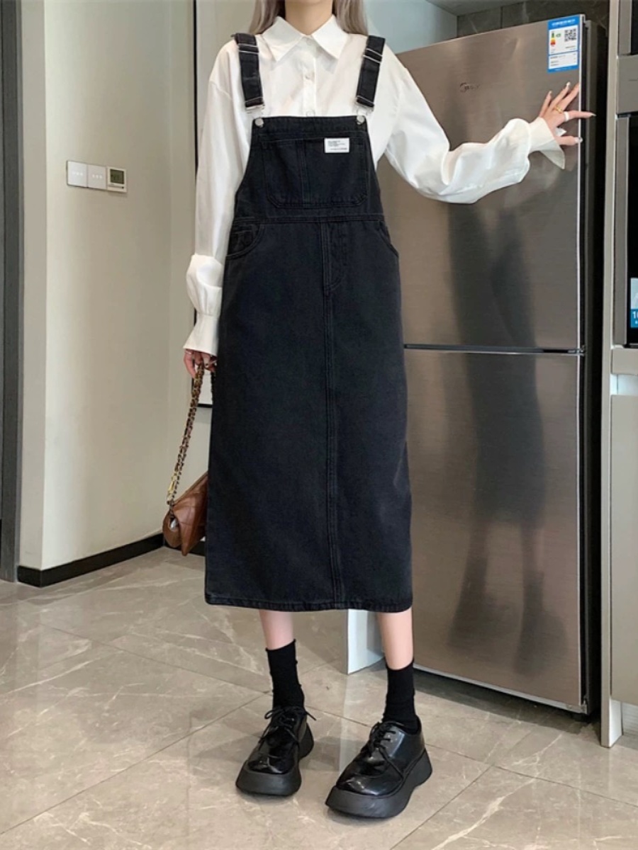 スリムママジーンズオーバーオール女性の夏の新しい大きいサイズ - Midi Dress のレビューと価格