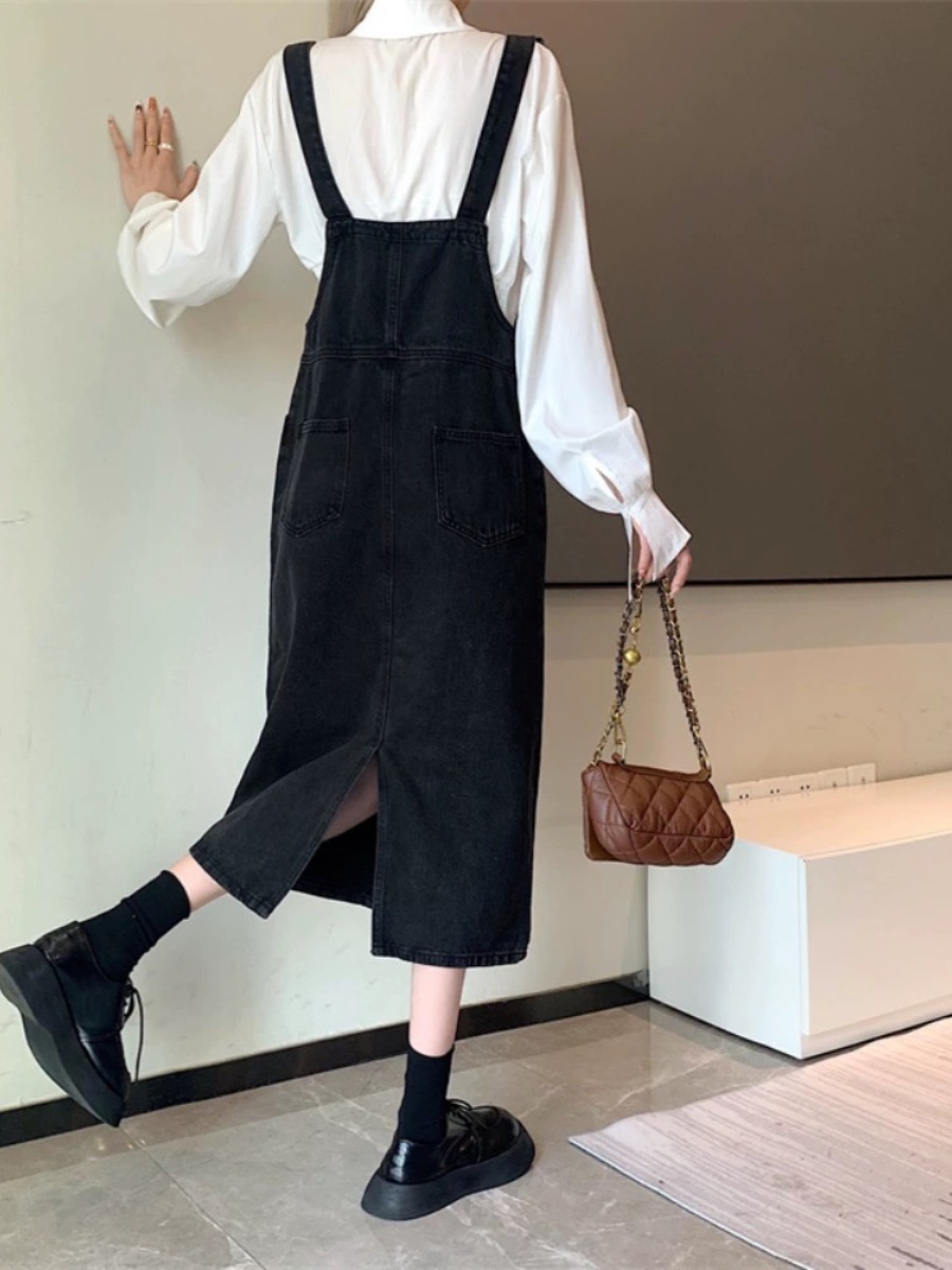 スリムママジーンズオーバーオール女性の夏の新しい大きいサイズ - Midi Dress のレビューと価格