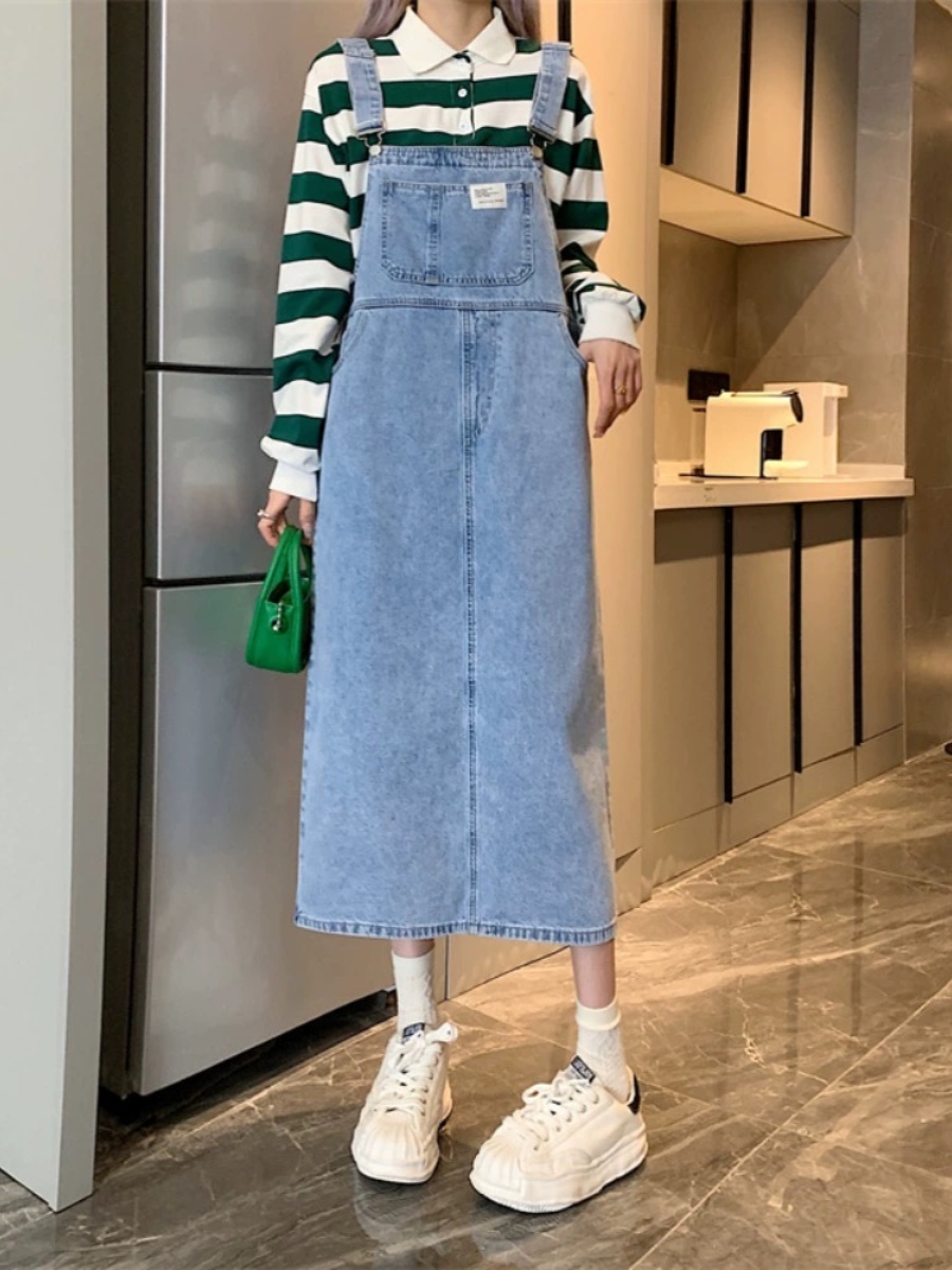 スリムママジーンズオーバーオール女性の夏の新しい大きいサイズ - Midi Dress のレビューと価格