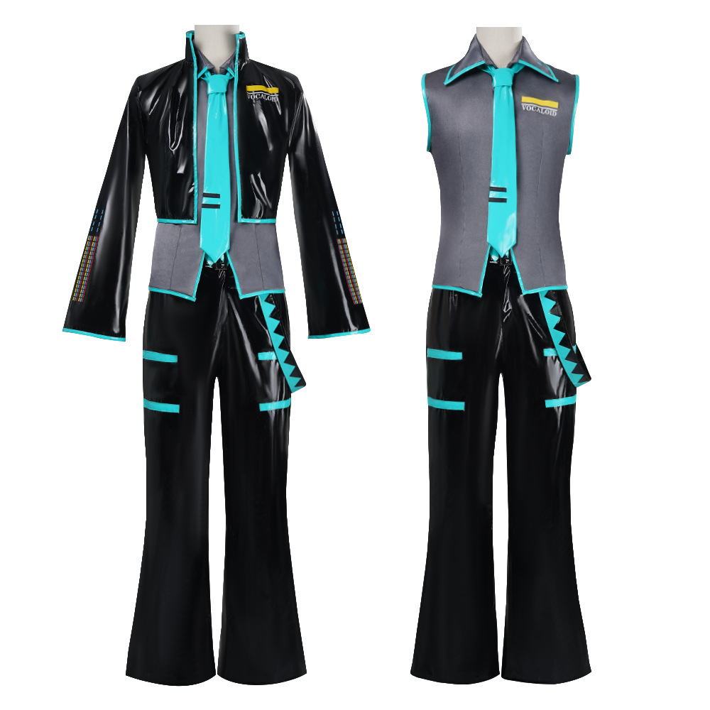 アニメ ミクオ 男性版 コスプレ衣装 ミク 16TH コスプ - Midi Dress のレビューと価格