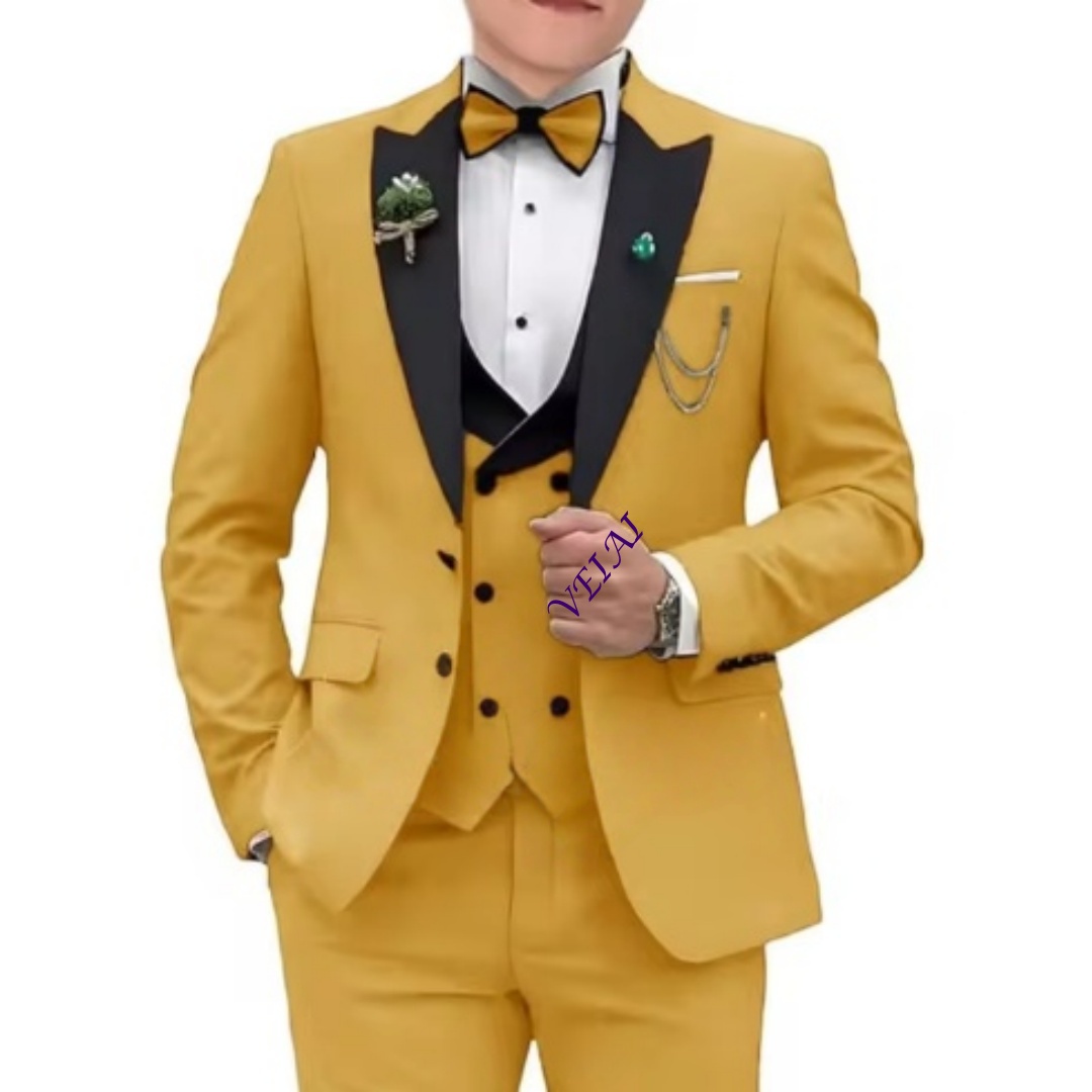 フォーマルな男の子用スーツ、結婚式用タキシード、3点セット、 - Formal Dress のレビューと価格