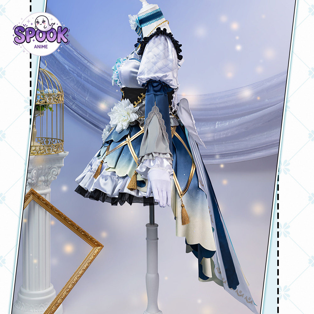 青白ロリータドレス 早川沙耶子 コスプレ衣装 BanG Dr - Evening Gown のレビューと価格